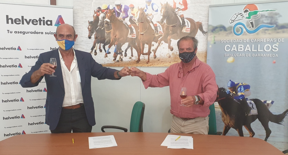 HELVETIA SEGUROS Y REAL SOCIEDAD DE CARRERAS DE CABALLOS DE SANLÚCAR FIRMAN UN CONVENIO DE PATROCINIO PARA LA TEMPORADA DE CARRERAS DE ESTE AÑO